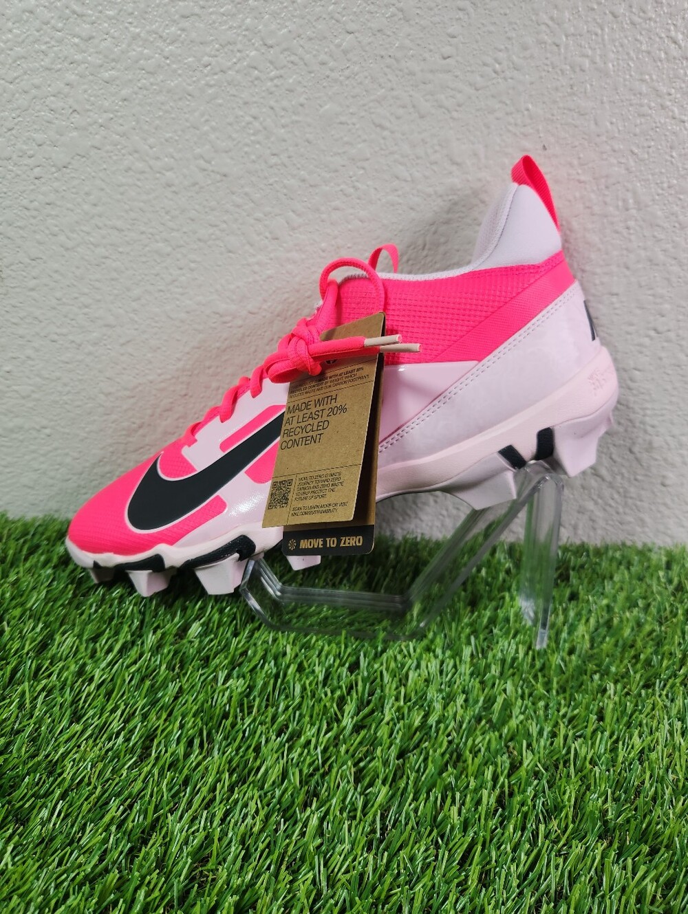 Nike Alpha Menace 4 NRG Racer Pink Football Cleats HJ4570-600 Sz 11